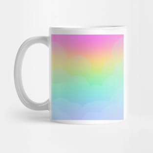 Pastel Rainbow Clouds Mug